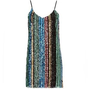 Show Me Your Mumu Wear Me Out Sequin Strap Mini Dress